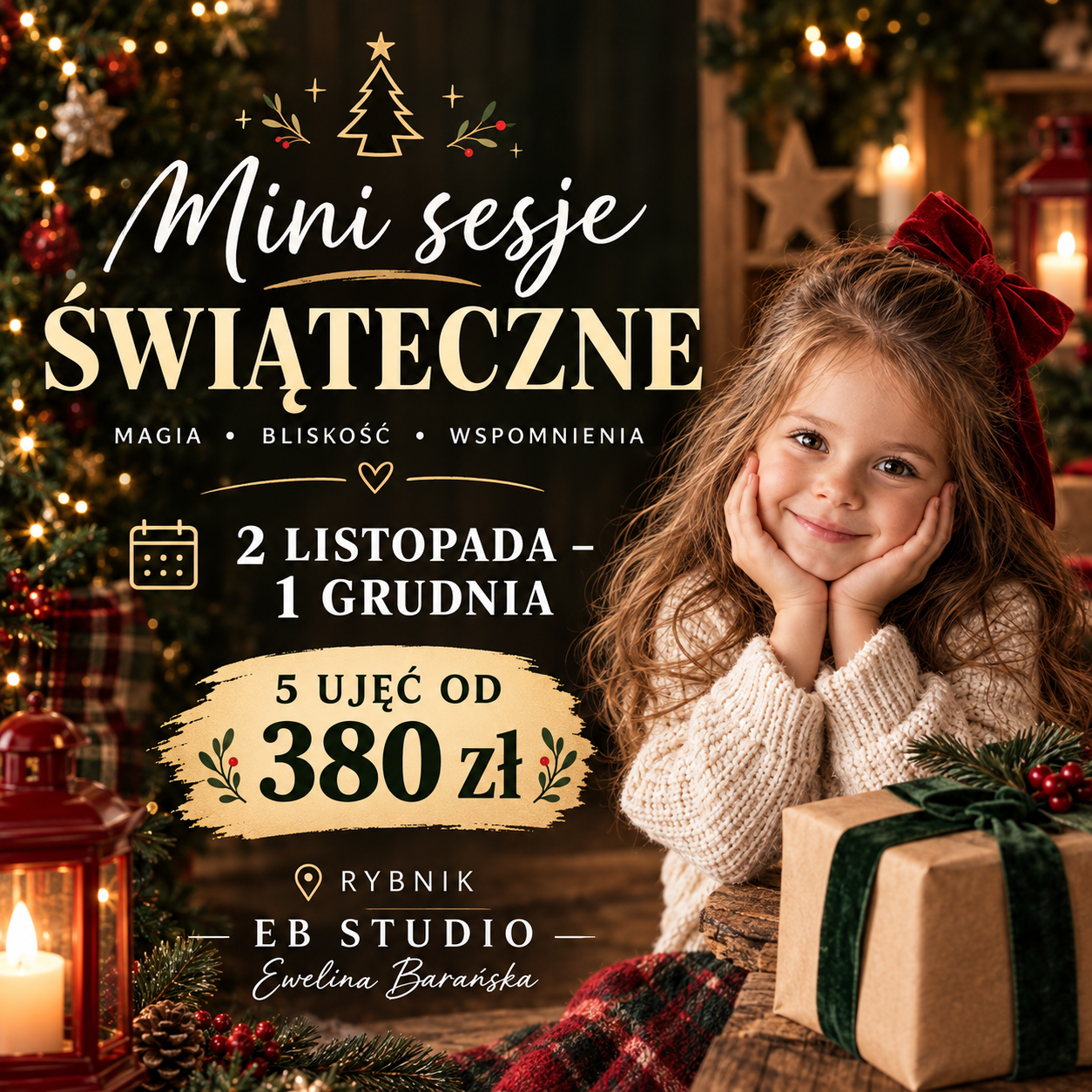 Mini sesje świąteczne Rybnik